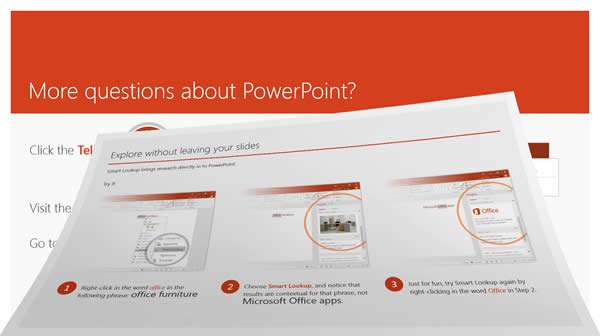 Fall over transition in PowerPoint