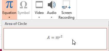 Insert symbol in PowerPoint