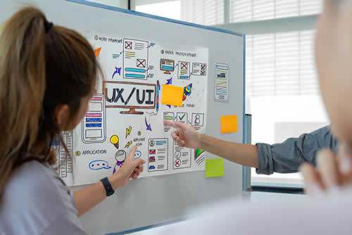 Good interface design looks at UX and UI