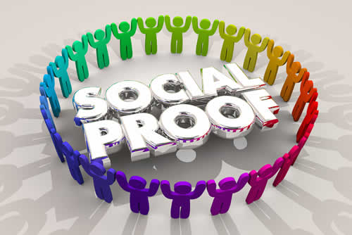 Social proof has a big impact on your online presence